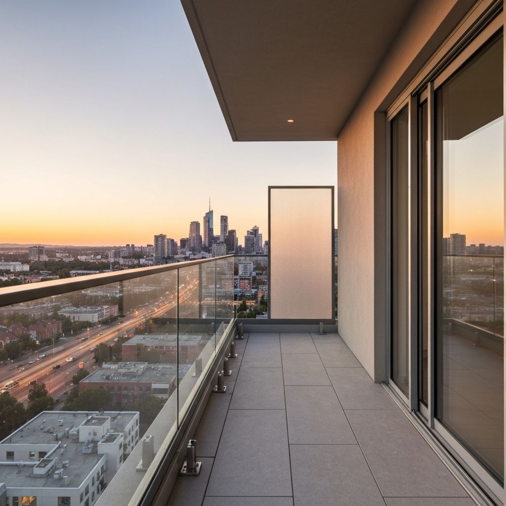 Balcony Glass Work